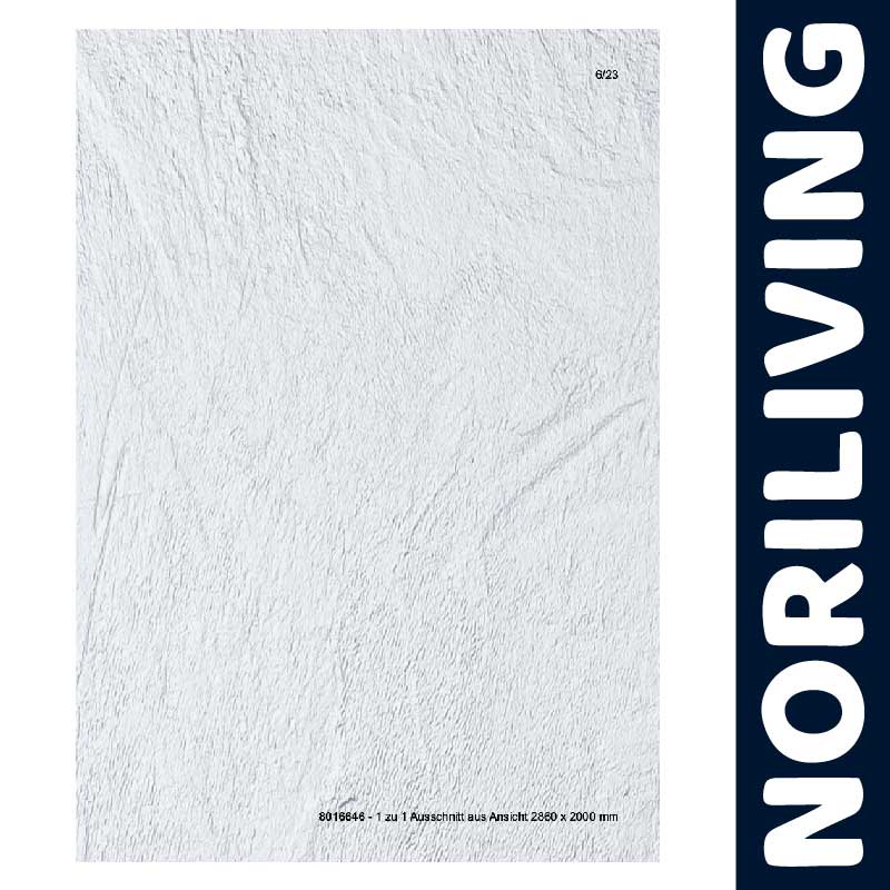 Detailansicht einer weißen Holzfurnier-Wandverkleidung von NORILIVING mit sichtbarer Struktur