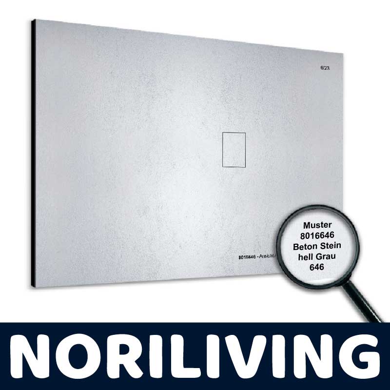 Musterplatte aus Beton Stein in hell Grau mit der Kennung 8016646 von NORILIVING