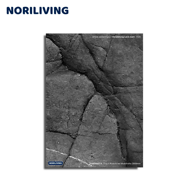 Nahaufnahme eines Posters mit einer steinartigen Struktur, Druck seidenmatt, Lack matt, angeboten von Noriliving