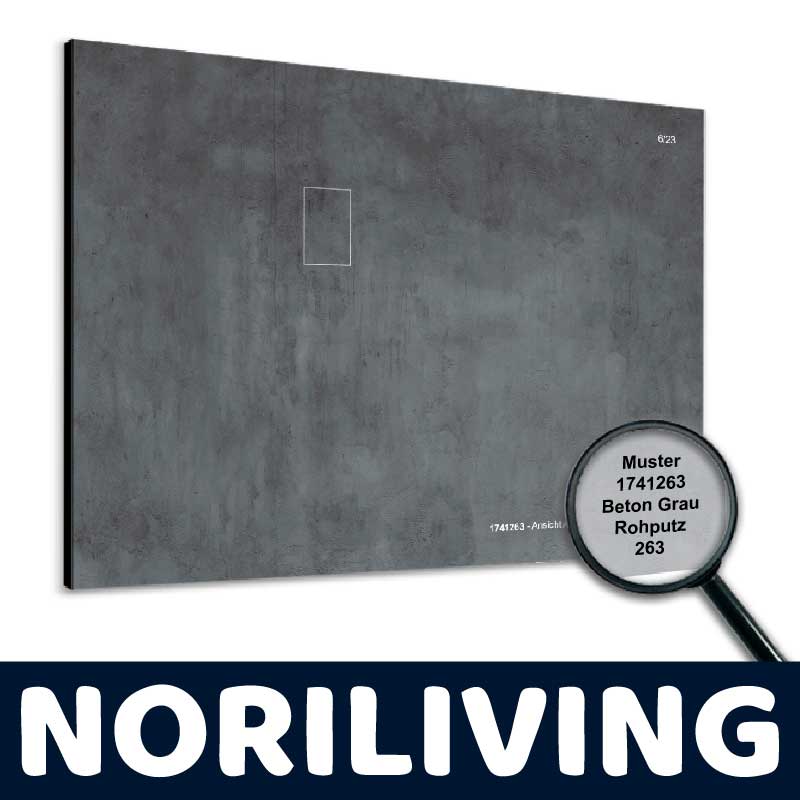 Angezeigte Musterplatte Beton Grau Rohputz mit der Nummer 1741263 von Noriliving