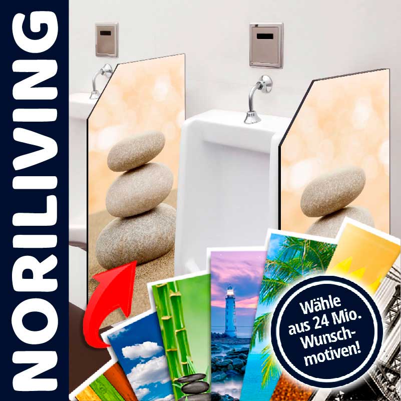 Urinaltrennwände mit personalisierbaren Motiven von Noriliving, Auswahl aus 24 Millionen Designs